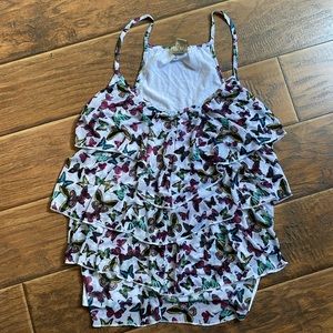 Eyelash Couture Butterfly Tank